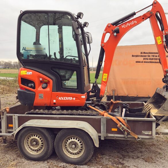 Kubota Minibagger 1,6 Tonnen