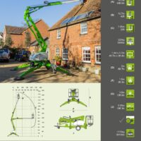 15 m Anhänger-Arbeitsbühne – Hubsteiger mit Teleskop